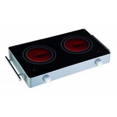 כירת בישול זוגית קרמית עם כפתורים - חדד יובל אלקטריק בע״מ